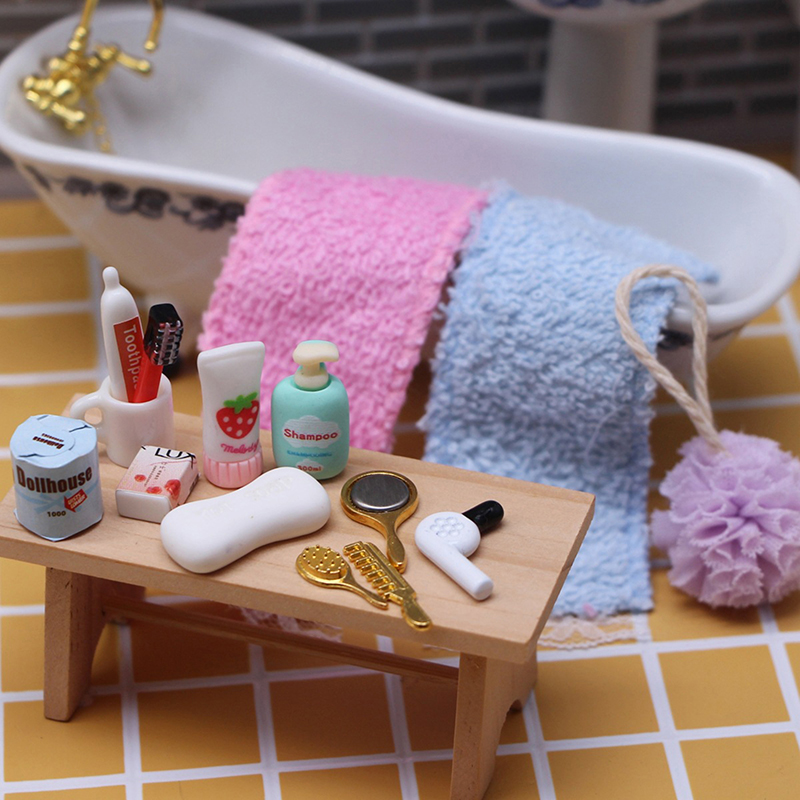 Kids Toys Kit - Aksesori Kamar Mandi Praktis Miniatur Rumah
