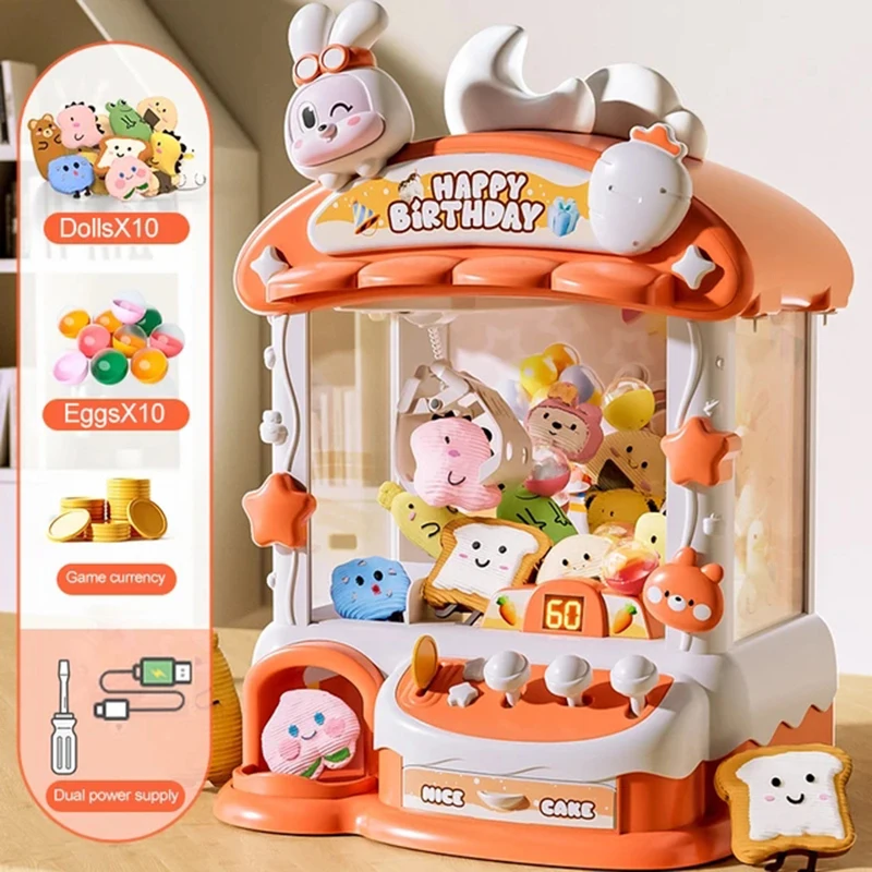 Kids Toys Easter - Kartun cakar permainan mesin kelinci boneka