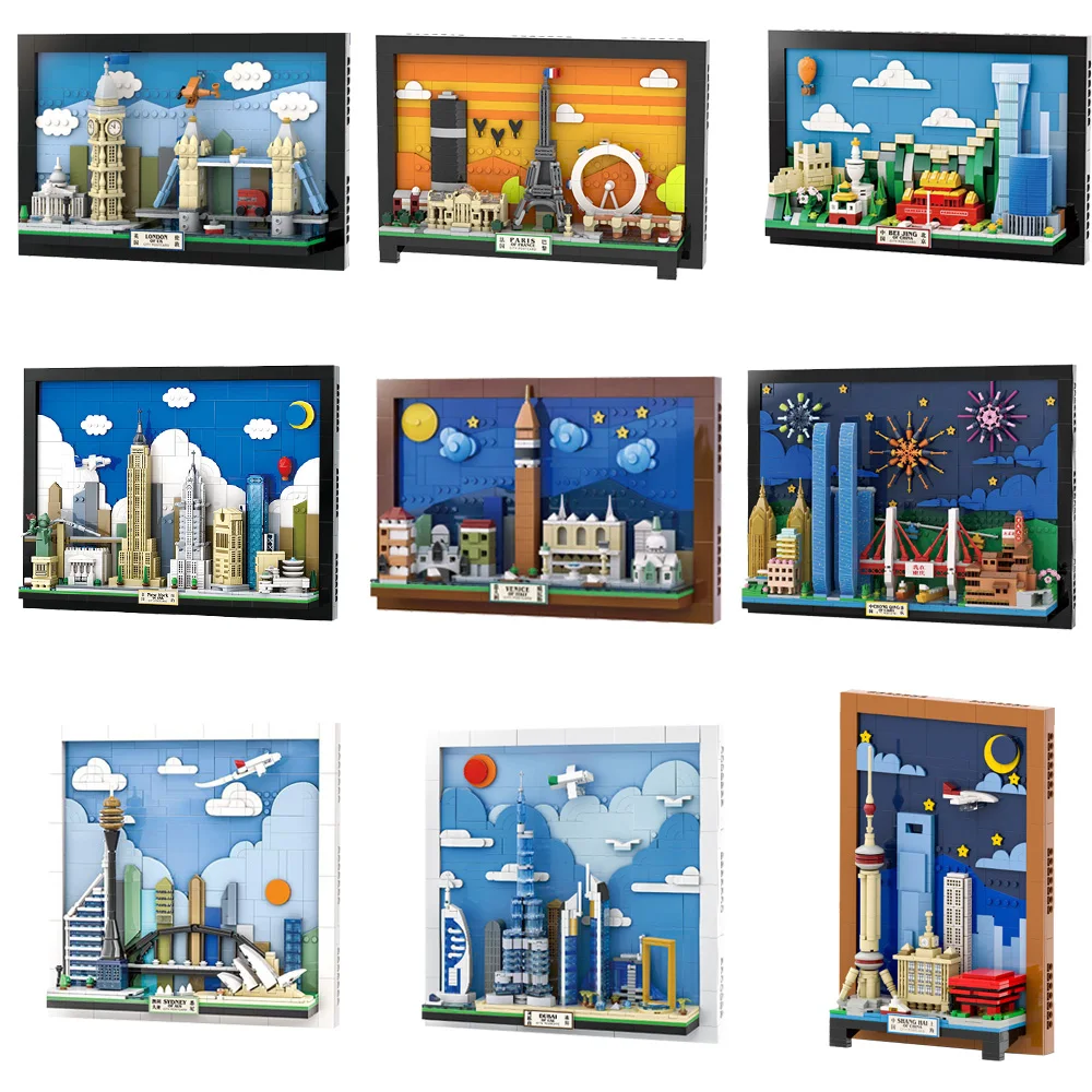 Kids Toys Dubai - Kartu Pos Kota Blok Bangunan New
