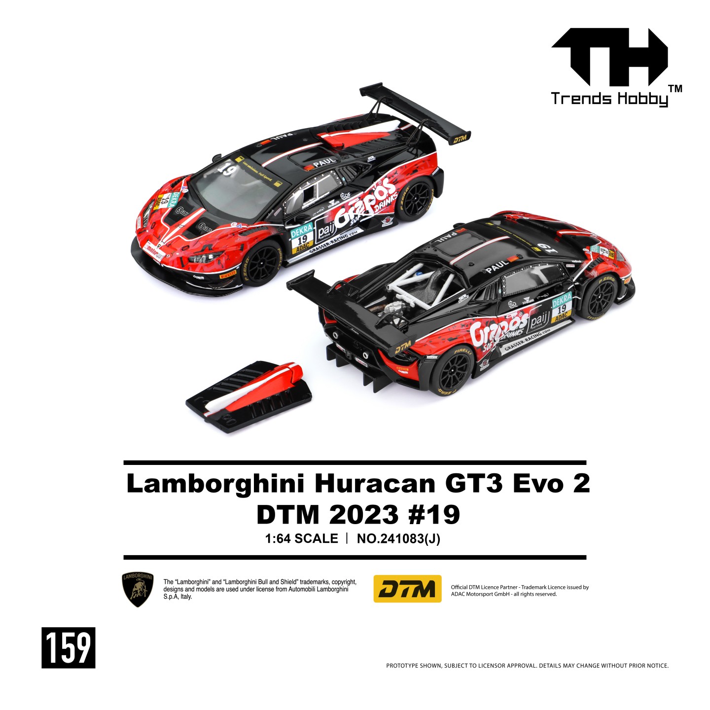 Kids Toys Indonesia - TH-Trends Hobby 1/64 Lamborghini Huracan GT3