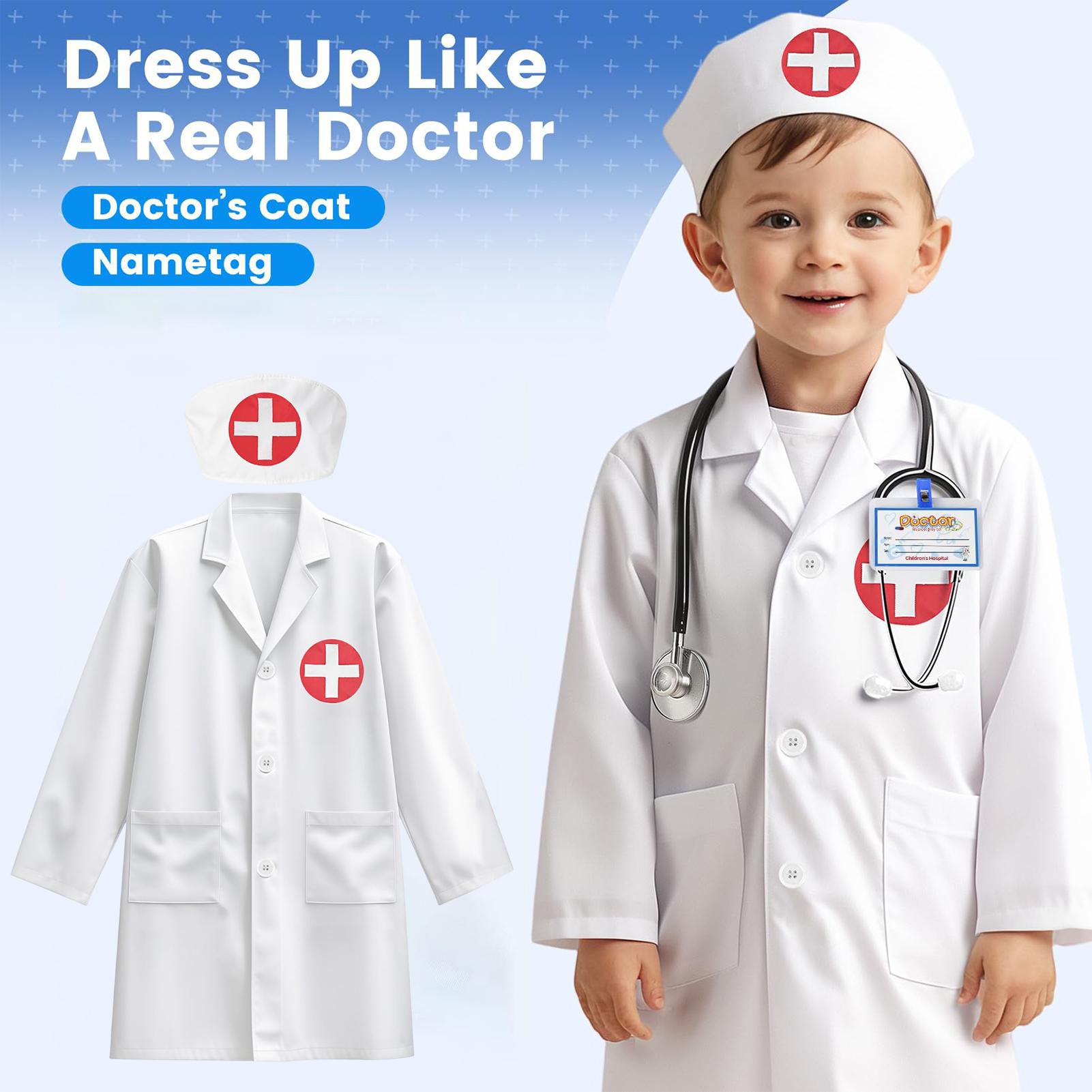 Kids Toys Doctor Set - Pakaian Dokter Anak Kostum Dokter Anak-anak