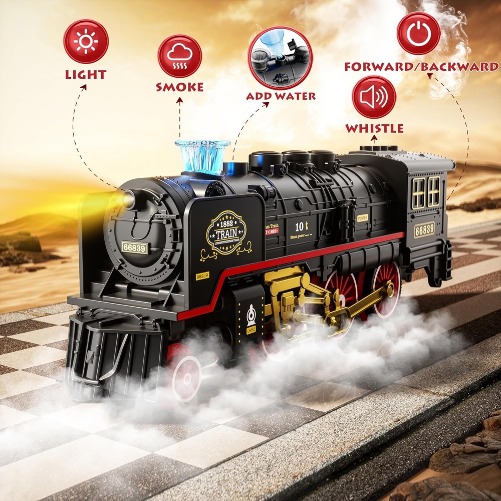 Mainan Kereta Listrik dengan L - Toy Train Track Set ulasan dan harga