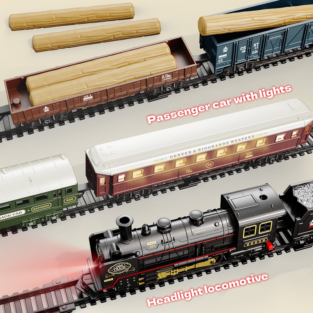 Mainan Kereta Listrik dengan L - Toy Train Track Set ulasan dan harga