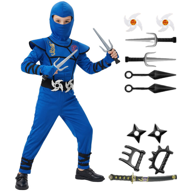 Kostum Ninja Hitam dan Biru un - Kids Toys Movie ulasan dan harga