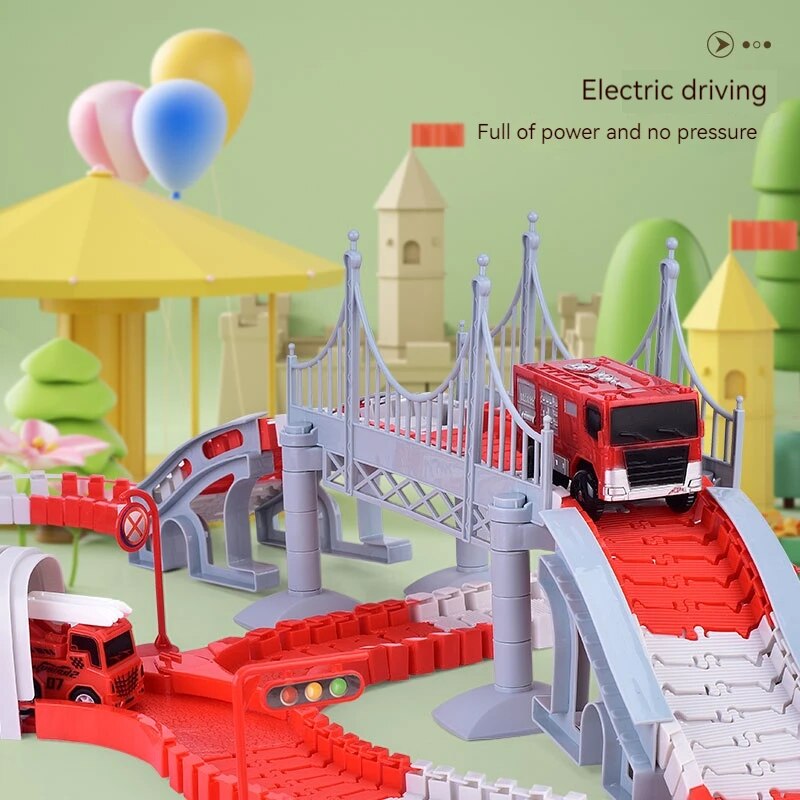 Set mobil miniatur, mainan Puz - Toy Train Track Set ulasan dan harga