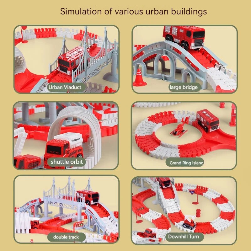 Set mobil miniatur, mainan Puz - Toy Train Track Set ulasan dan harga