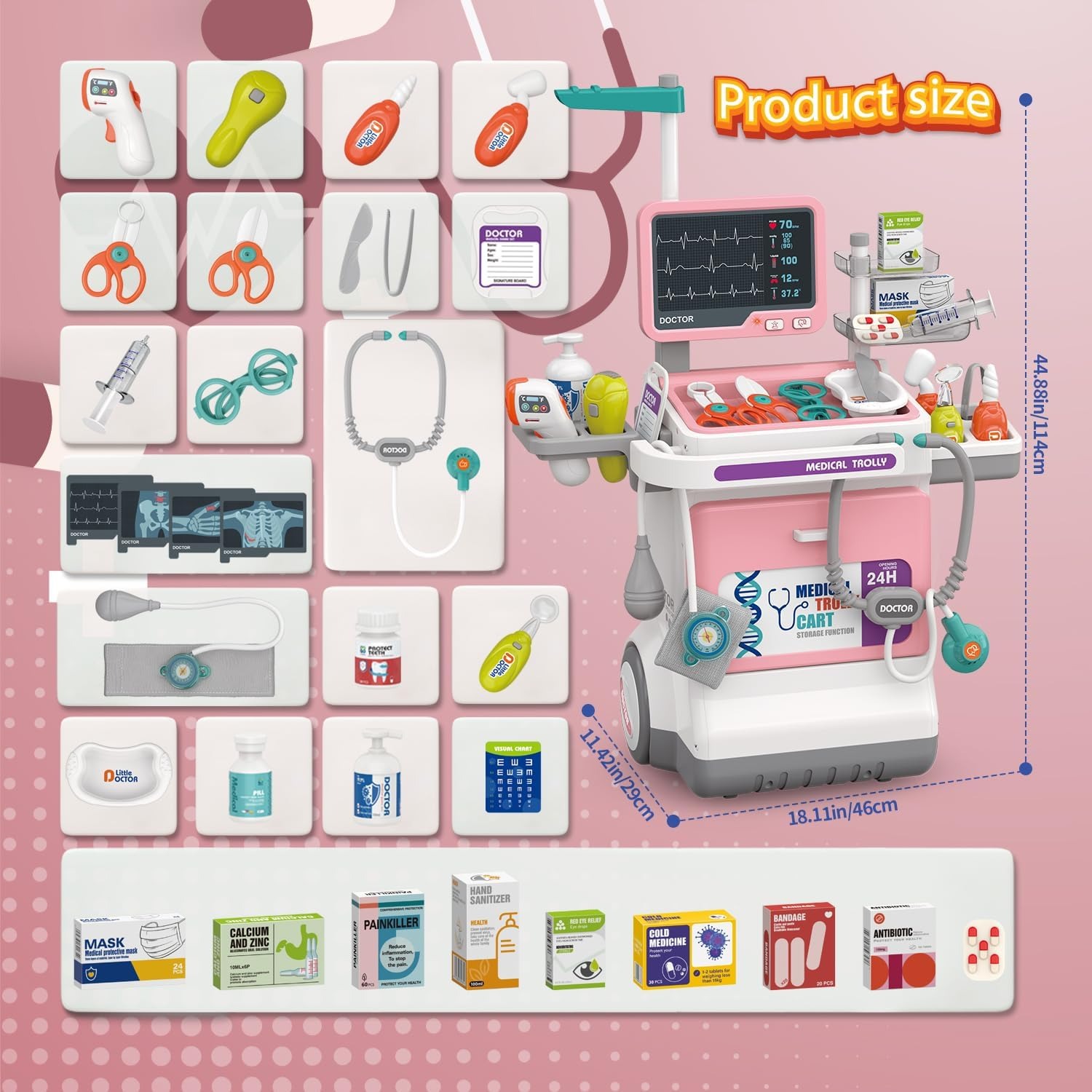 Set Permainan Dokter Anak Delu - Kids Toys Doctor Set ulasan dan harga