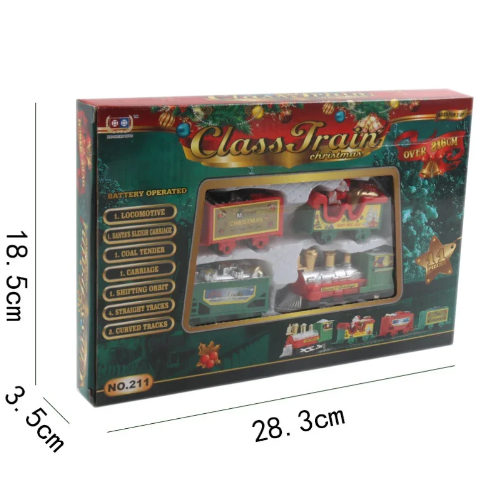 Kotak Hadiah Kereta Natal 2026 - Toy Train Track Set ulasan dan harga