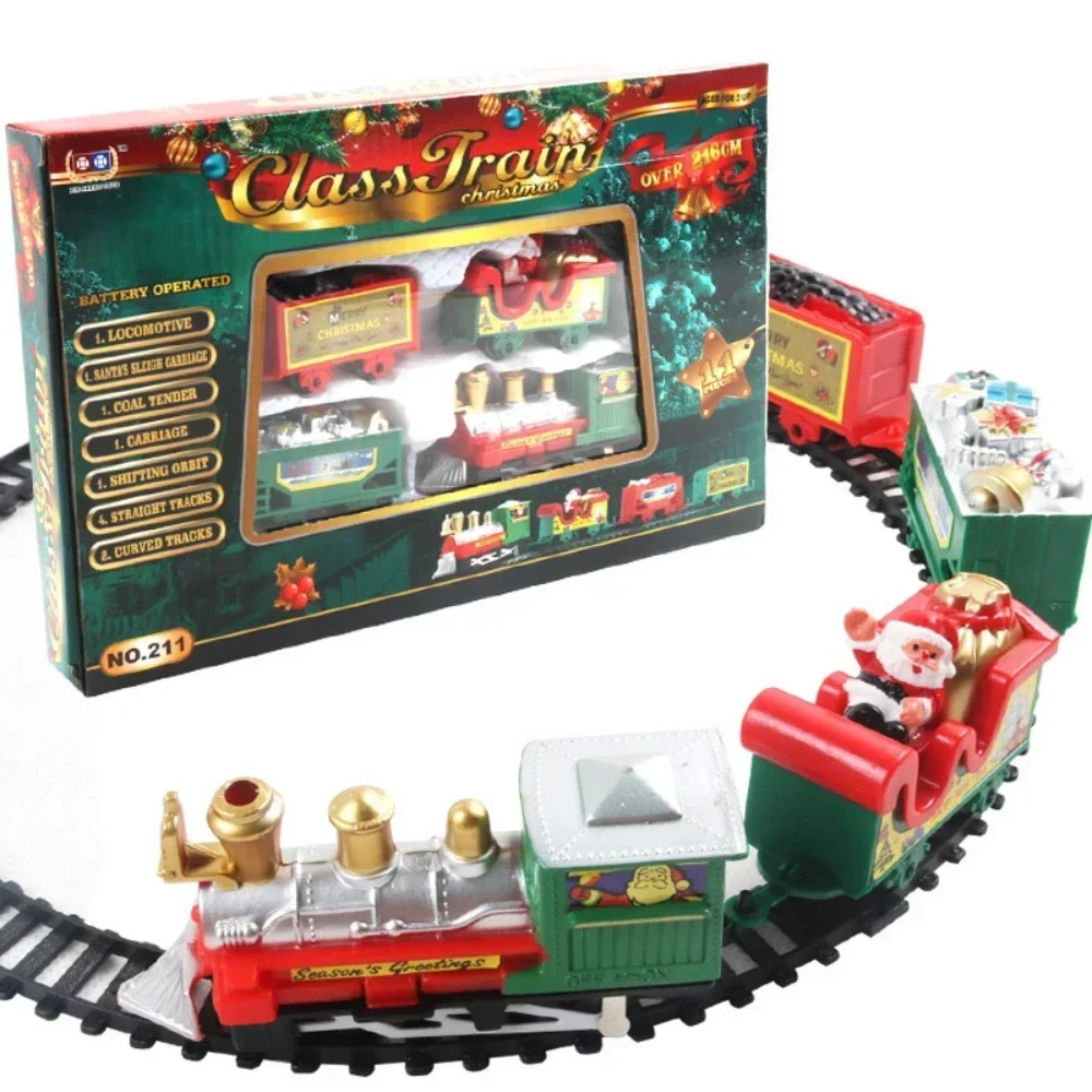 Kotak Hadiah Kereta Natal 2026 - Toy Train Track Set ulasan dan harga