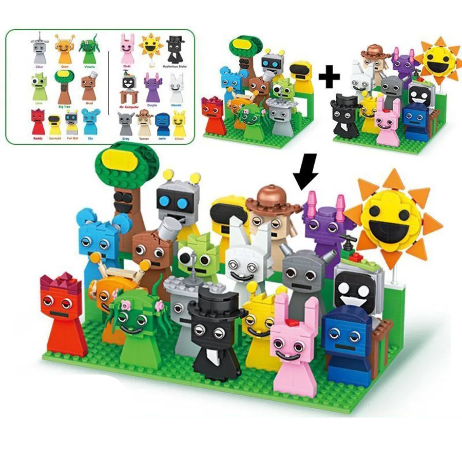 9 Buah Set Blok Bangunan Figur - Kids Toys Easter ulasan dan harga