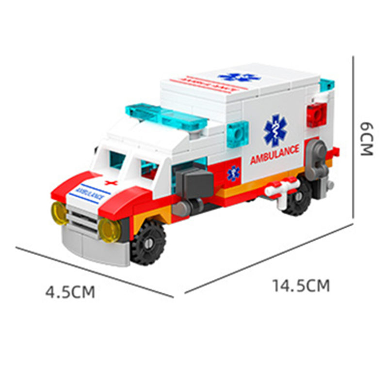 6 dalam 1 baru ambulans Escort - Kids Toys Doctor Set ulasan dan harga