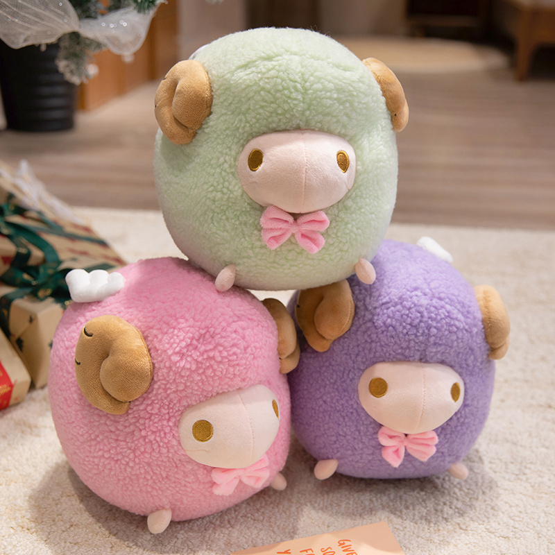 Boneka Bantal Bulu Domba Bulat - Kids Toys Deals ulasan dan harga