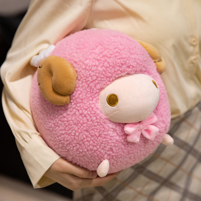 Boneka Bantal Bulu Domba Bulat - Kids Toys Deals ulasan dan harga