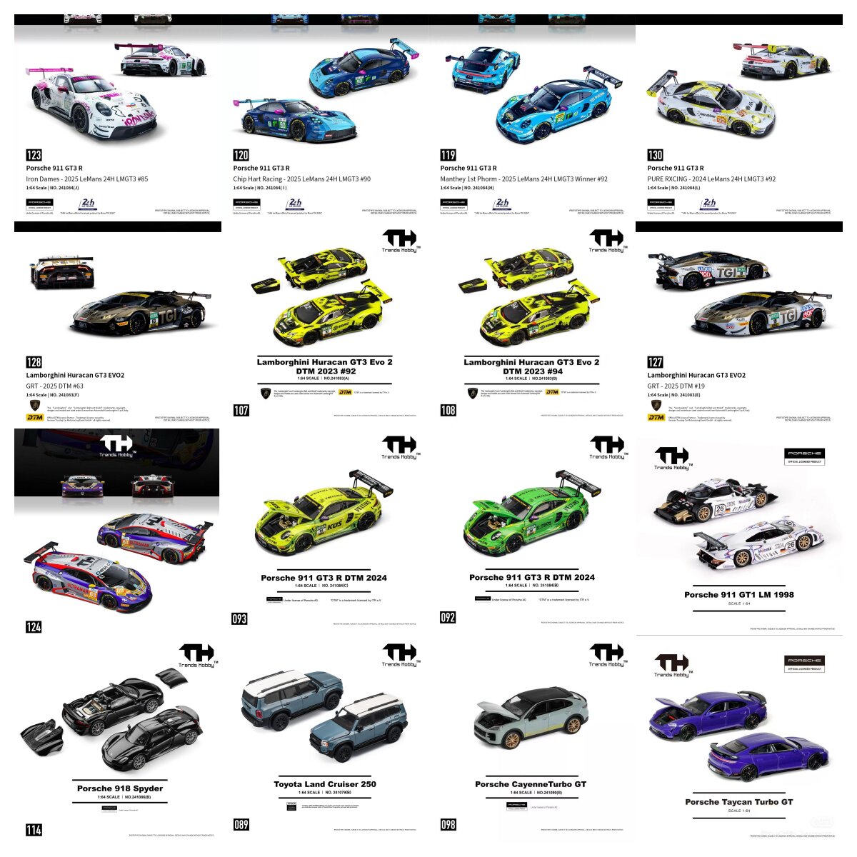TH 1/64 Porsche 911 GT3 R LeMa - Kids Toys Car ulasan dan harga