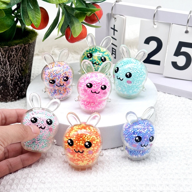 3 Buah Bola Stres Kelinci Lici - Kids Toys Easter ulasan dan harga