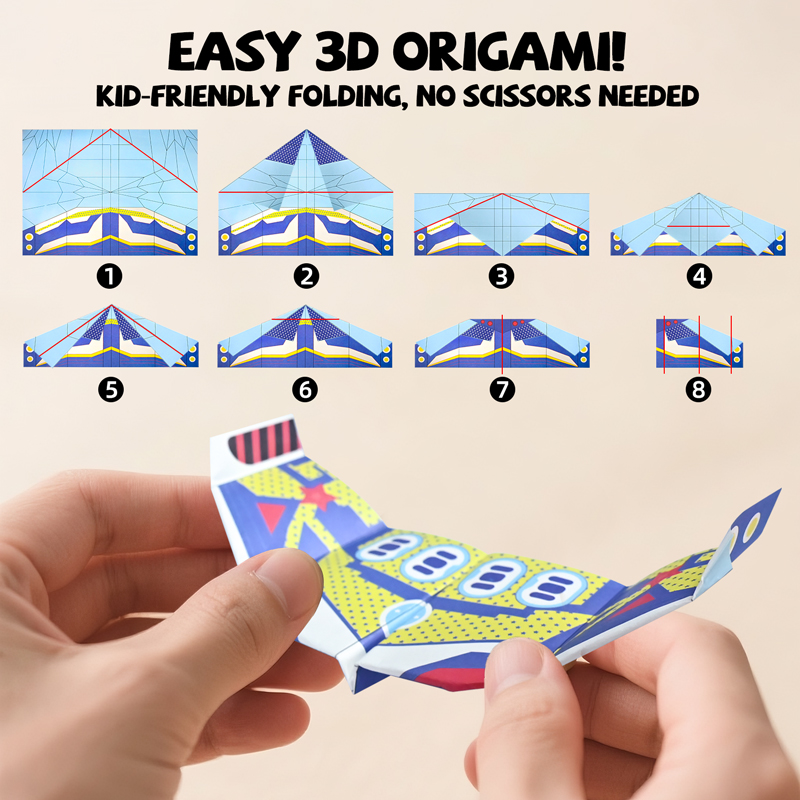 36 Lembar Kertas Pesawat Terba - Kids Toys Kit ulasan dan harga