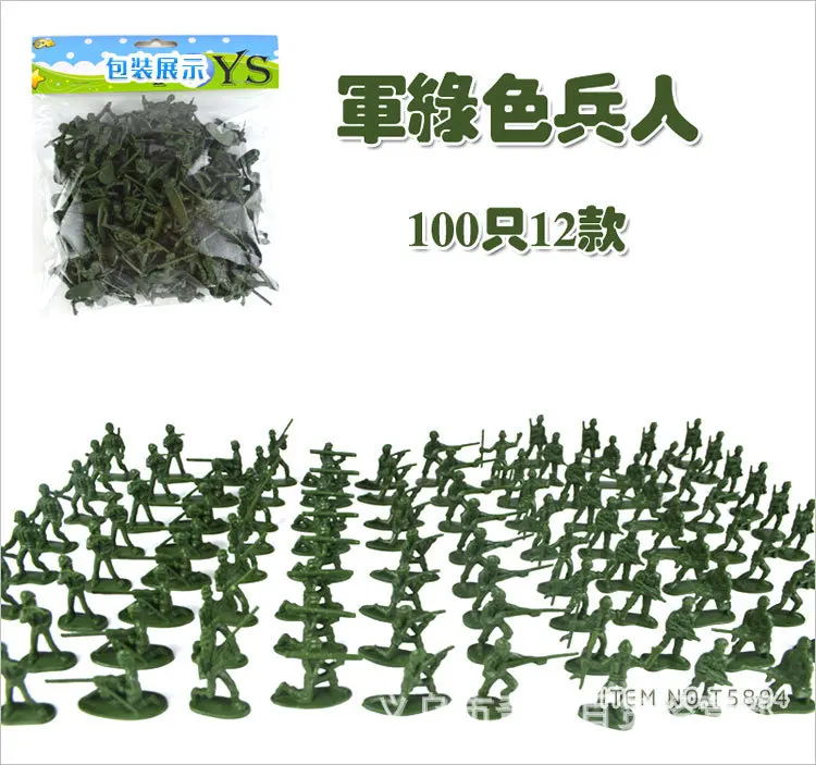 100 Buah/Lot Mainan Tentara Ta - Kids Toys Deals ulasan dan harga
