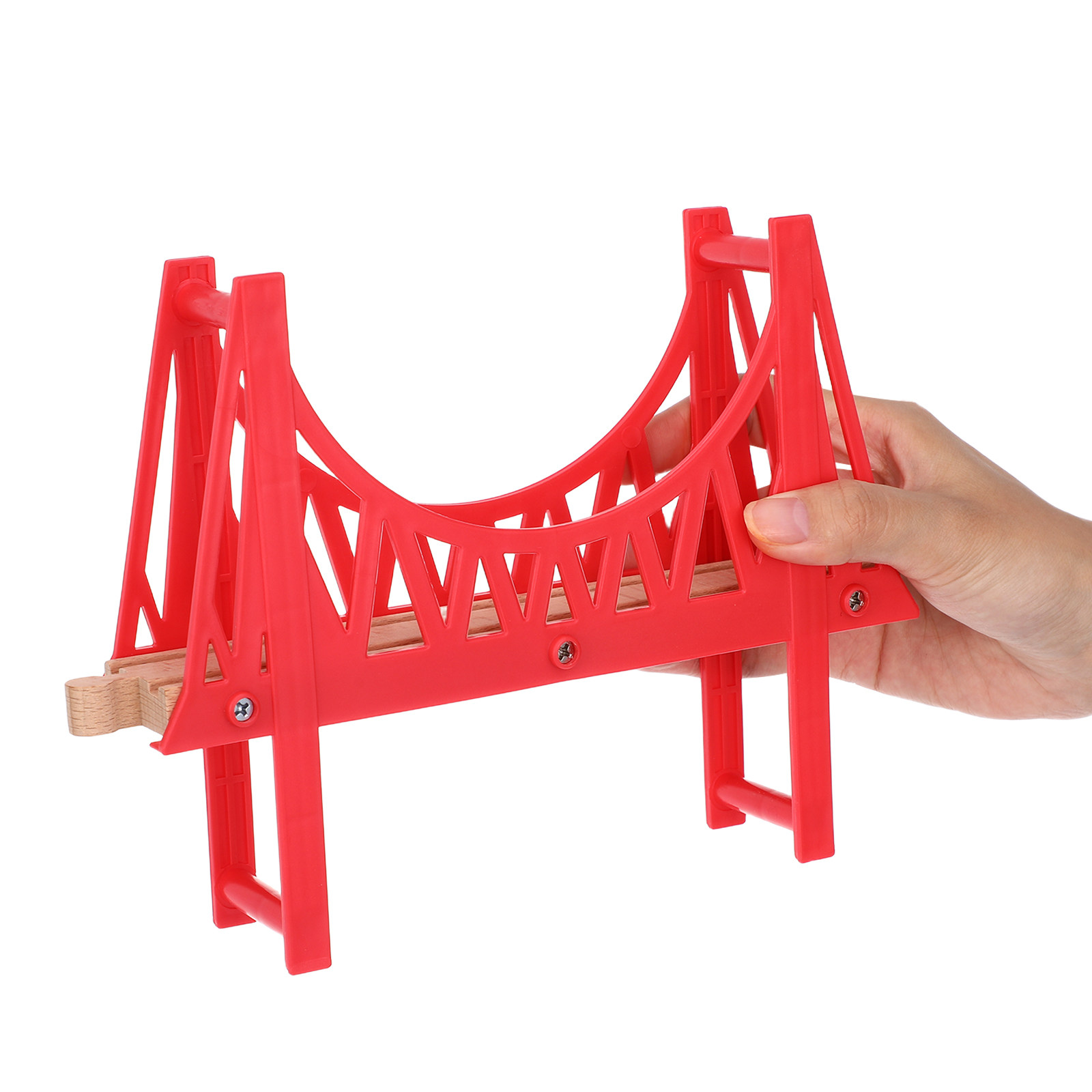 Set Mainan Kereta Api Kayu den - Toy Train Track Set ulasan dan harga