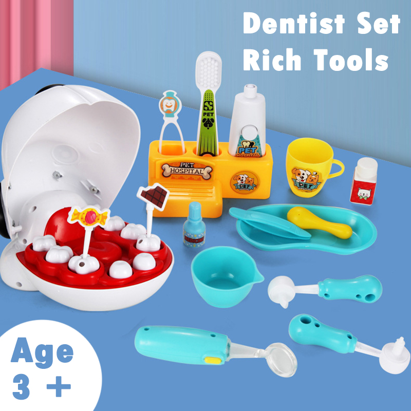Mainan Dokter Gigi Hewan Pelih - Kids Toys Doctor Set ulasan dan harga