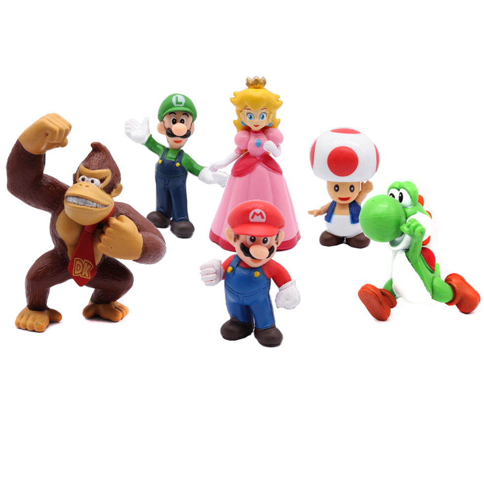 #   6pcs/set Super M Bros PVC  - Kids Toys Kit ulasan dan harga